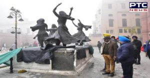 Amritsar: Heritage Street folk dancers statues broken Case Arrested 9 Sikh youth Release