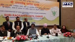 Union Minister Raosaheb Danve Meting Punjab officials for wheat procurement