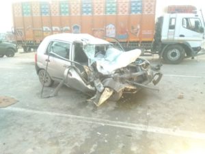 Road Accident In Bathinda-Dabwali Highway 2 Death 
