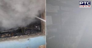 Delhi: A fire has broken out at a spare parts factory in Mundka. 17 fire tenders are present at the spot