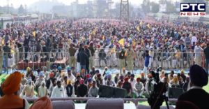 SAD president Sukhbir Badal Congress government Against Address people In RajaSansi Rally