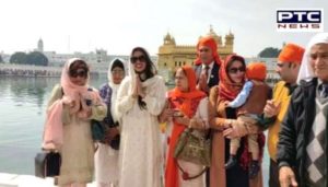 Miss England 2019 And Indian-origin doctor Bhasha Mukerjee At Golden Temple Amritsar