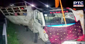 Jalandhar Amritsar highway Road Accident ,One killed, 15 injured