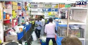 People shopping in Chandigarh Coronavirus 