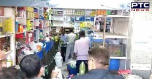 People shopping in Chandigarh Coronavirus 