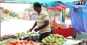 Jobless teachers selling vegetable roadside 1
