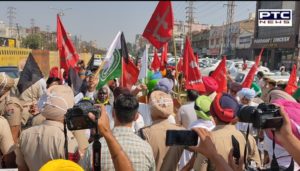 Farmers Protest Against Punjab BJP president Ashwani Sharma's in Ludhiana
