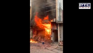 fire broke showroom in Model Town area of ​​Jalandhar