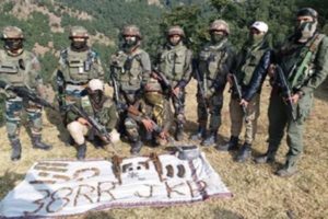 Terrorist hideout exposed in Kashmir, weapons recovered