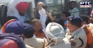 BJP leader Vijay Sampla police custody after sits on dharna in Punjab's Muktsar