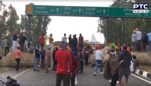 Farmers Protest In Delhi : Heavy barricading by police on Haryana side at Shambhu border