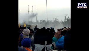 Farmers break police barricades at Sambhu border , Haryana police Water cannon on farmers