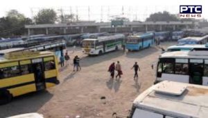 Employees shut down PRTC bus stand in Patiala and Hoshiarpur in favor of farmers