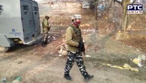 Encounter breaks out between security forces and terrorists in Wanigam