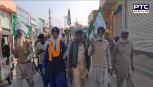 Farmers protest against BJP leaders at Gidderbaha and Sri Muktsar Sahib