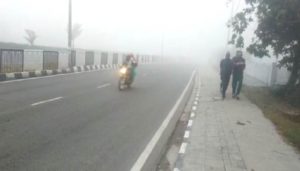 Fog engulfed North India