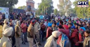 Police Lathicharge Teachers During March to Moti Mahal in Patiala
