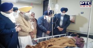 SGPC delegation Meet the farmers injured in the road accident