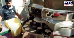 1000 roti making machine in one hour in the Kisan Andolan