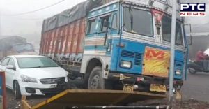 Road Accident due to dense fog on Khanna-National Highway