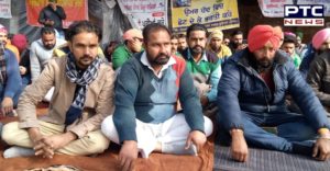 Unemployed Sanjha Morcha Protest in front of Education Minister's Vijay Inder Singla residence