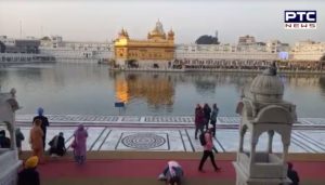 Shri Guru Har Krishan Sahib Ji Parkash Purab Sangta at Golden Temple