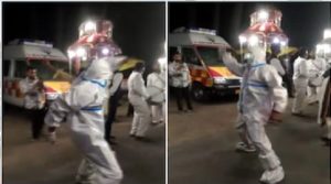 Ambulance Driver in PPE Kit Breaks into Dance to Cheer up Gloomy Wedding ‘Baraat’