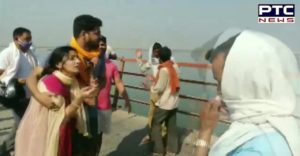 9 dead as jeep returning from wedding falls into Ganga river at Patna's Peepapul