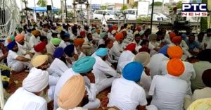 SAD protests against punjab congress Government and AAP