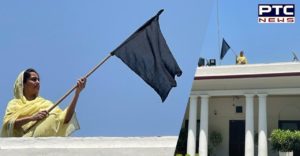 Former Union Minister Harsimrat Kaur Badal hoisted 'black flag' at her Delhi residence