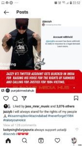 Punjabi Singer Jazzy B's Twitter Account Blocked On Government Request