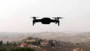 Ajnala: Indo-Pak border drone from the Pakistani side , Returned after firing byBSF jawans