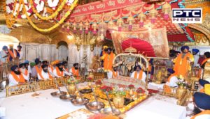 Gurgaddi diwas Sri Guru Hargobind Sahib ji today at Sri Akal Takht Sahib