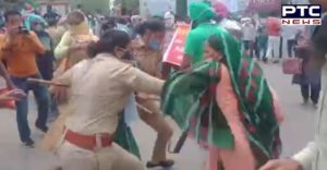 Unemployed protesters lathi-charged for protesting outside CM's residence in Patiala