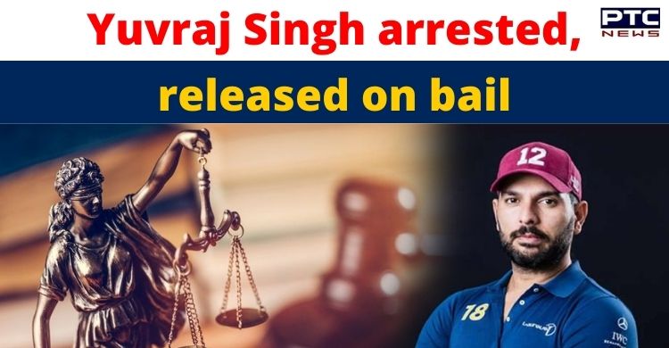 Yuvraj Singh arrested for his 'bhangi' comment on Yuzvendra Chahal; released on bail