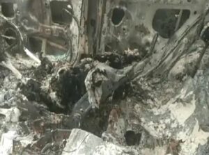 car fire Nandnaur Road Sonipat, haryana news, सोनीपत, नंदनौर रोड, सोनीपत में कार में लगी आग