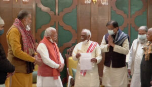 CM Manohar Lal submitted a memorandum to Governor Bandaru Dattatreya on lapse in PM modi security