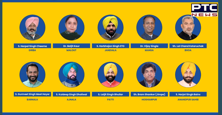 Punjab Cabinet expansion: Of 10 ministers, 8 are first-time MLAs 