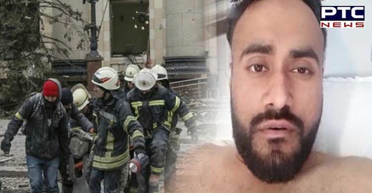 Ukraine war: Indian student Harjyot Singh who was shot at in Ukraine's Kyiv lands in Delhi