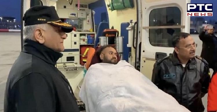 Ukraine war: Indian student Harjyot Singh who was shot at in Ukraine's Kyiv lands in Delhi
