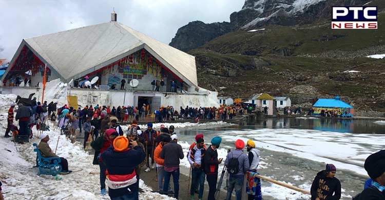 Uttarakhand: Snow melting rapidly on Gurdwara Hemkund Sahib yatra route
