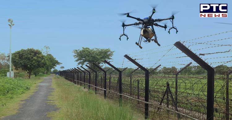 J-K: BSF troops fire at Pakistani drone near IB, force it to go back