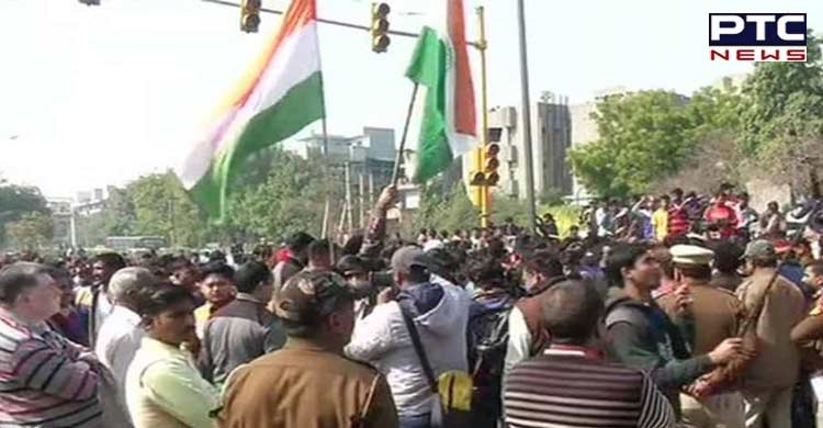 Residents launch dharna ahead of anti-encroachment drive in Delhi's Shaheen Bagh