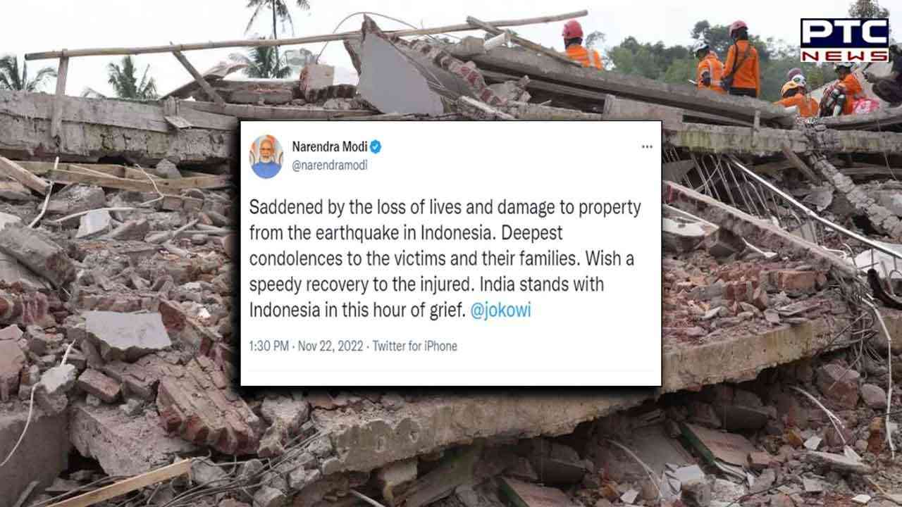 PM Modi expresses grief over loss of lives in Indonesia