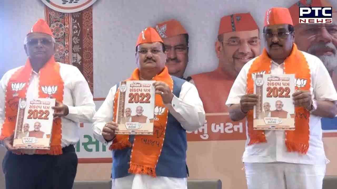Gujarat polls 2022: BJP releases 40-point manifesto