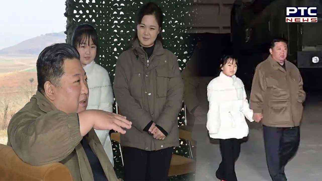 North Korea Kim Jong Uns Daughter Makes First Public Appearance At New Missile Launch World 