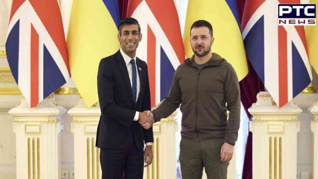 Rishi Sunak announces air defence package for Ukraine on first visit to Kyiv