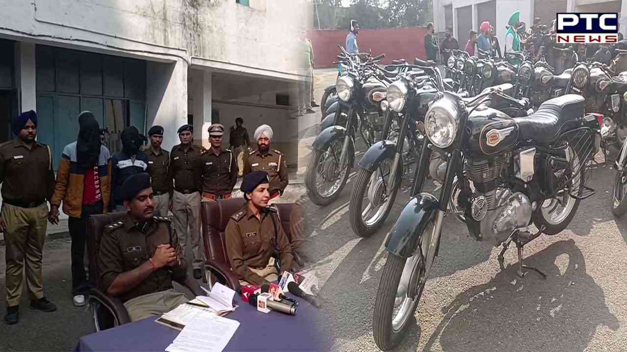 ਬੁਲਟ ਮੋਟਰਸਾਈਕਲ ਚੋਰ ਗਰੋਹ ਦਾ ਪਰਦਾਫਾਸ਼, 2 ਮੈਂਬਰ ਕਾਬੂ