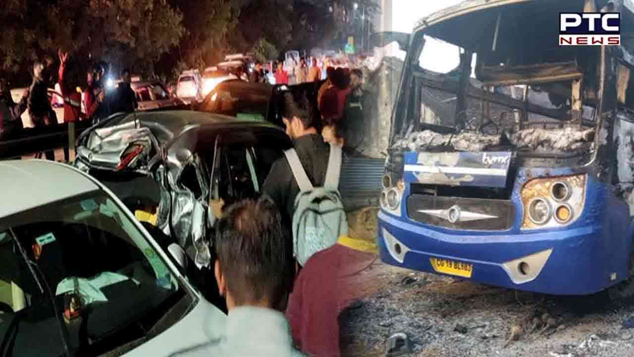 Chhattisgarh: Naxalites set fire to 5 vehicles, 4 mobile towers in Kanker