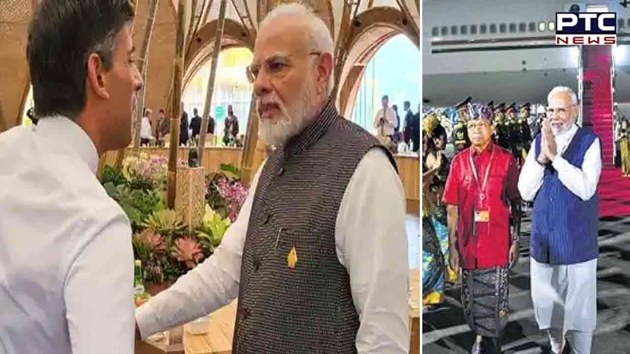 G20 Summit: PM Modi meets UK's Rishi Sunak for first time